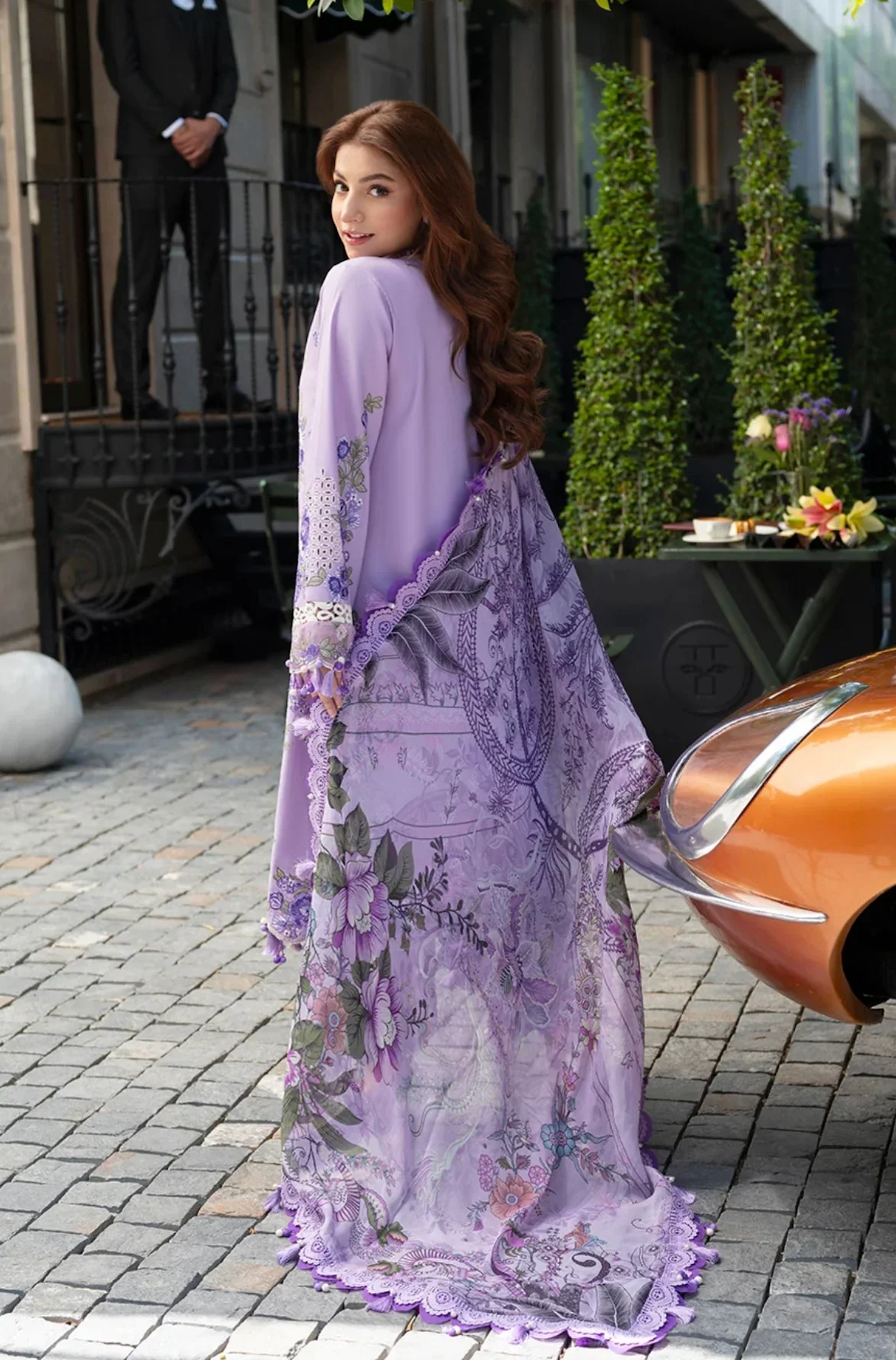 QalamKar- Summer 3PC Lawn Embroidered Suit - VL1414