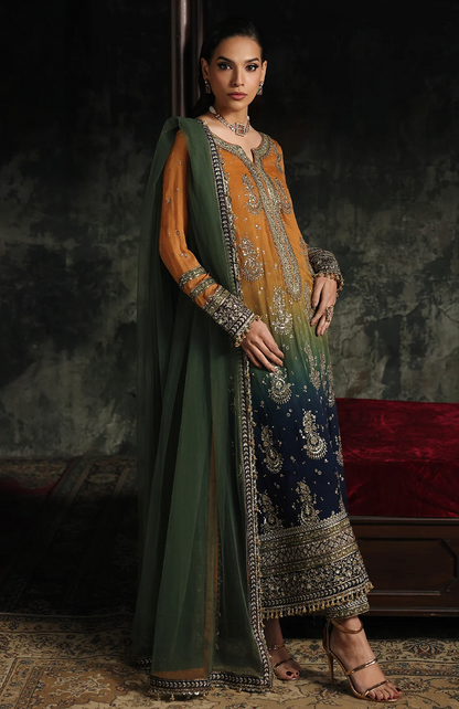 Chrizma - Unstitched Luxury Lawn Heavy Embroidered 3PC Suit - VL1430