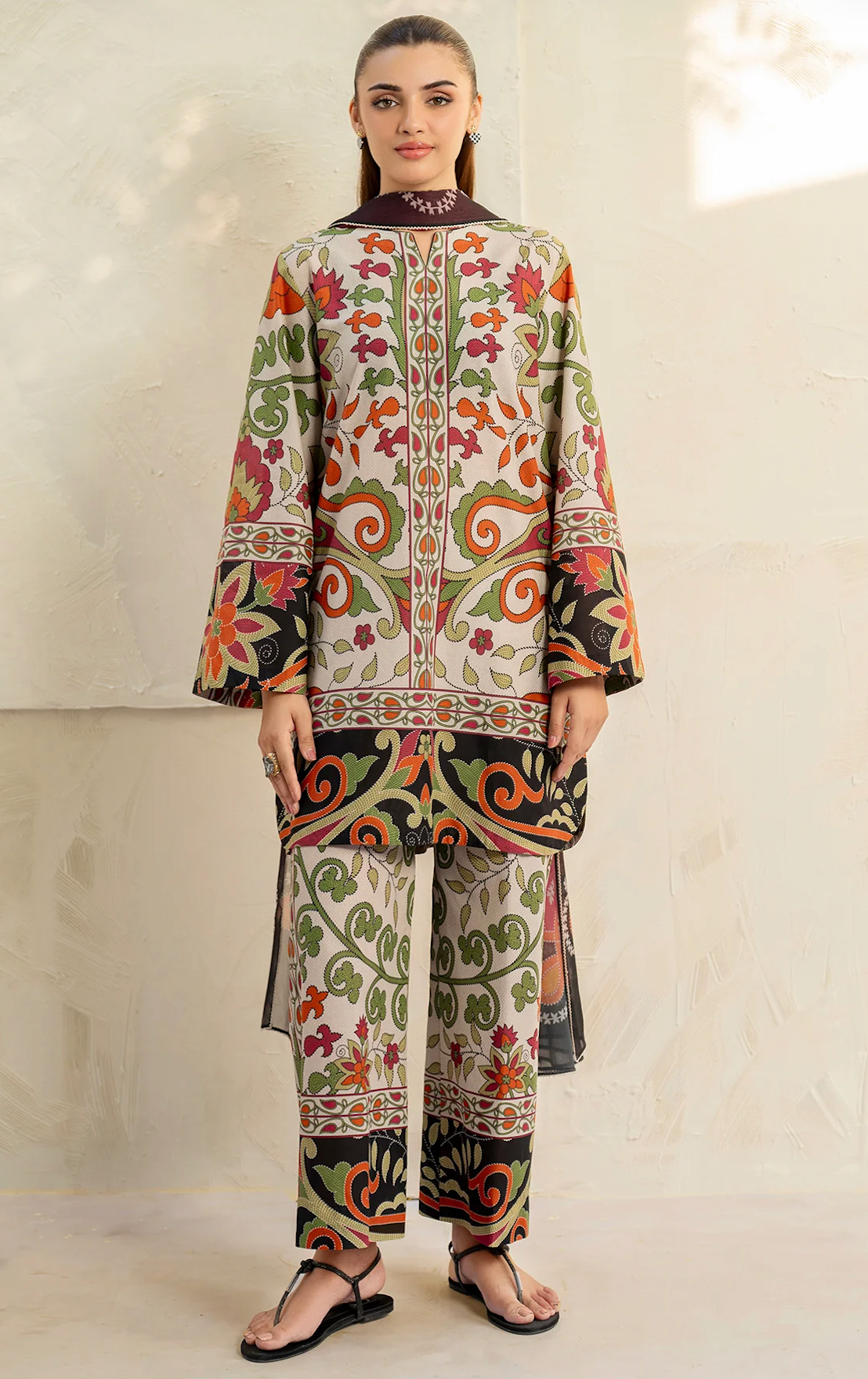 Sapphire - Summer 2PC Lawn Digital Printed Dress - VL1420