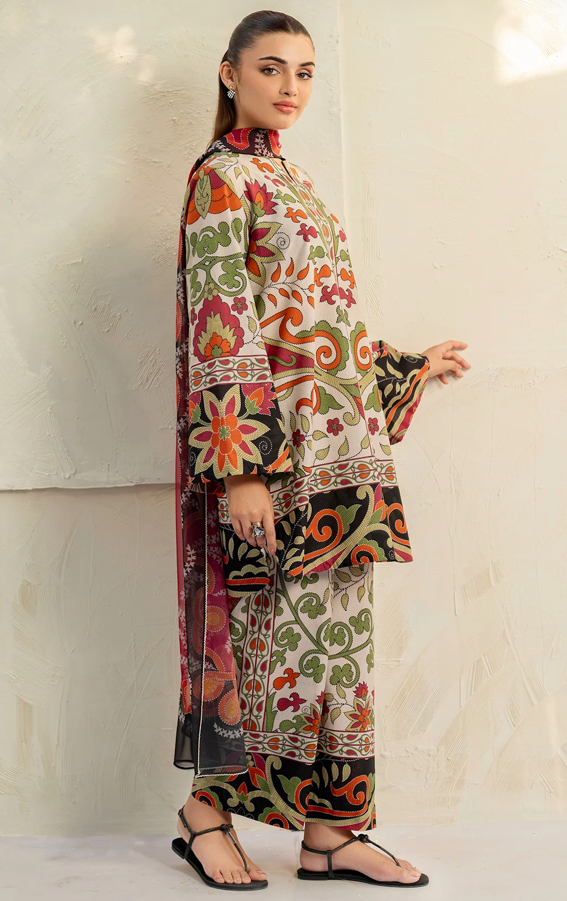 Sapphire - Summer 2PC Lawn Digital Printed Dress - VL1420