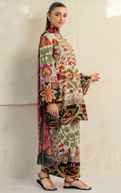 Sapphire - Summer 2PC Lawn Digital Printed Dress - VL1420