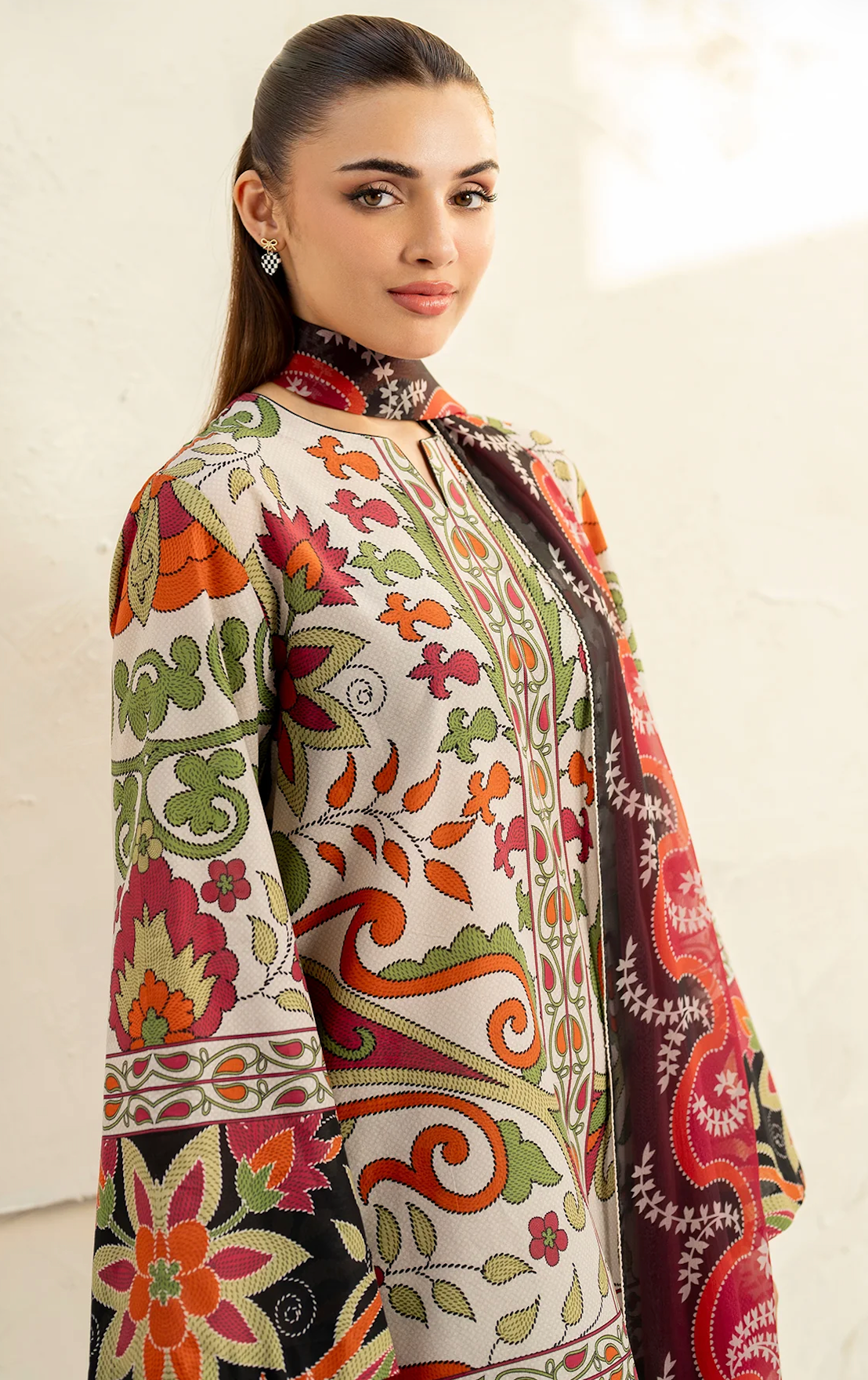 Sapphire - Summer 2PC Lawn Digital Printed Dress - VL1420