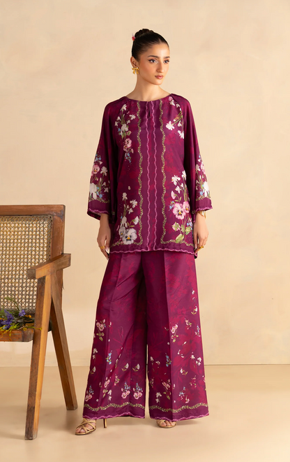 Sapphire - Summer 2PC Lawn Digital Printed Dress - VL1421