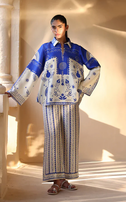 Sapphire - Summer 2PC Lawn Digital Printed Dress - VL1423