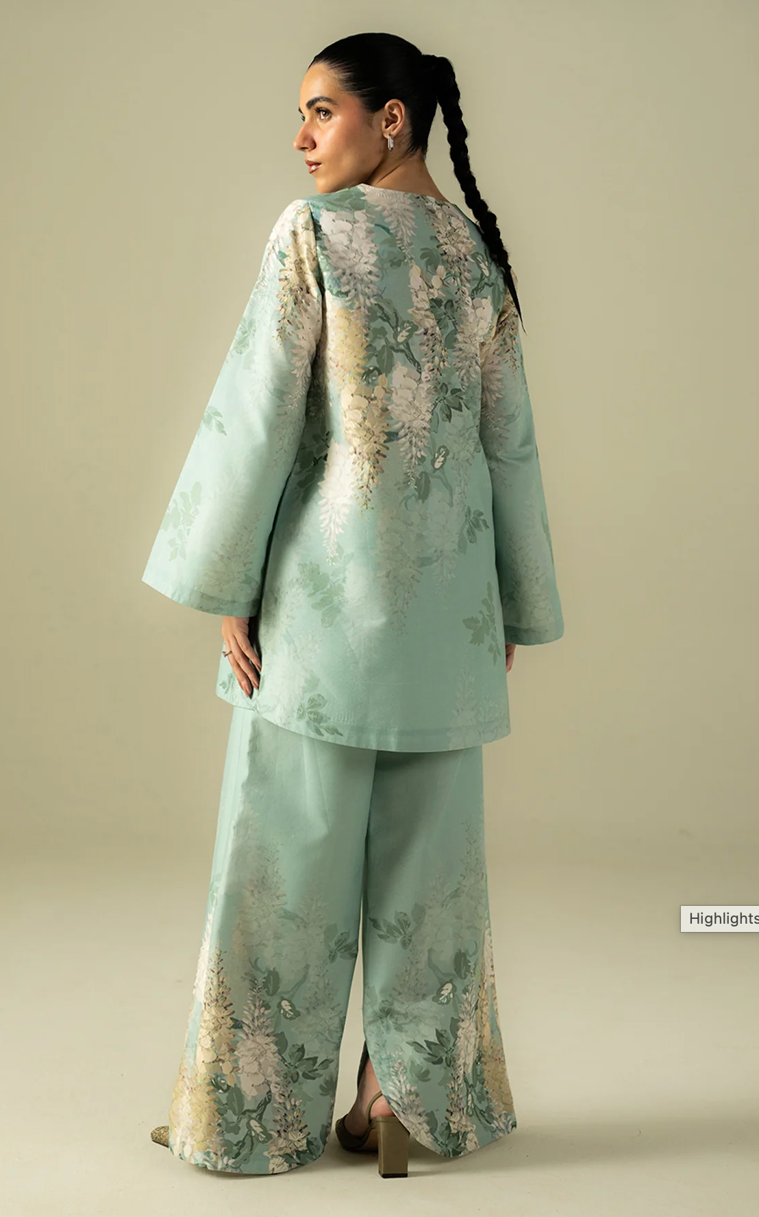 Sapphire - Summer 2PC Lawn Digital Printed Dress - VL1424