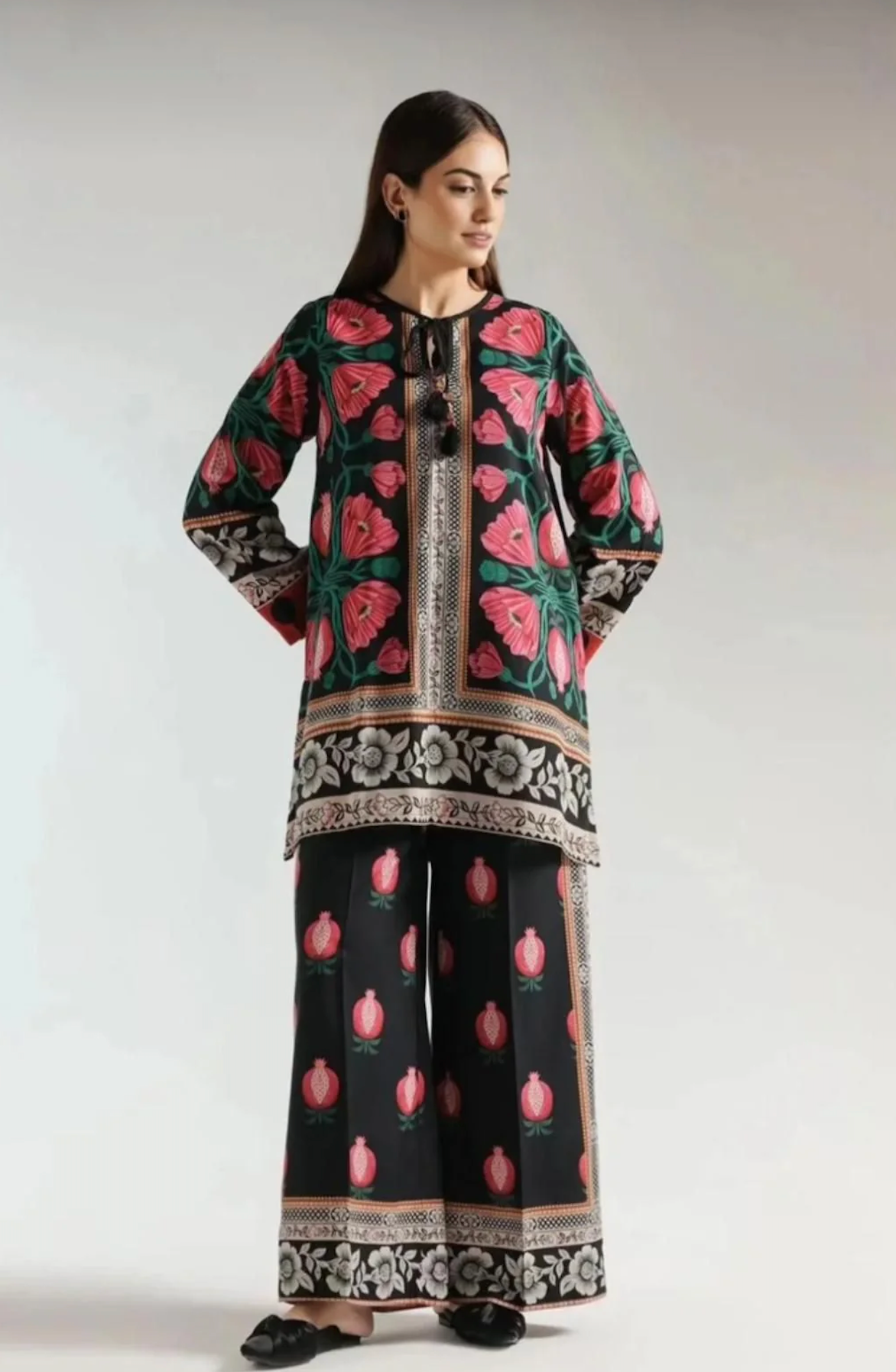 Sapphire - Summer 2PC Lawn Digital Printed Dress - VL1427