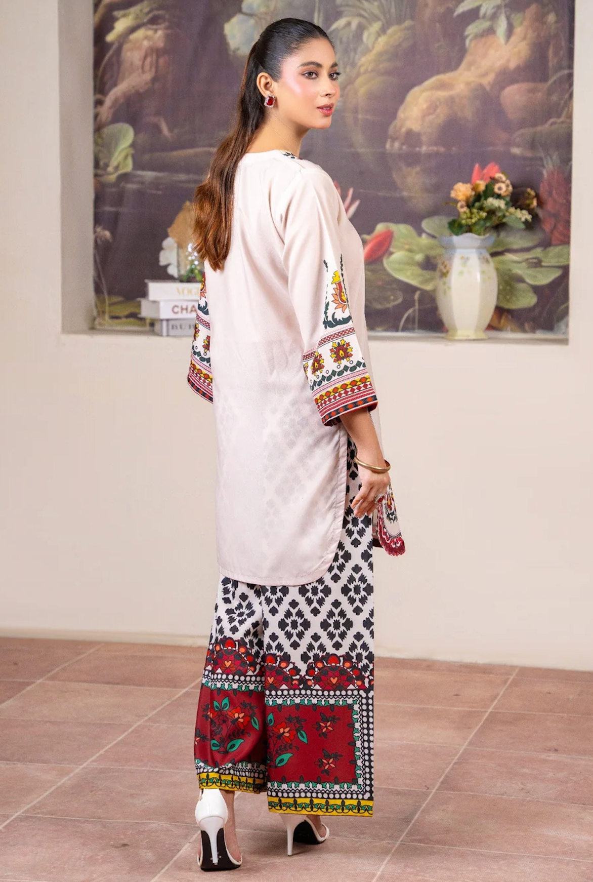 Sapphire - Summer 2PC Lawn Digital Printed Dress - VL1429