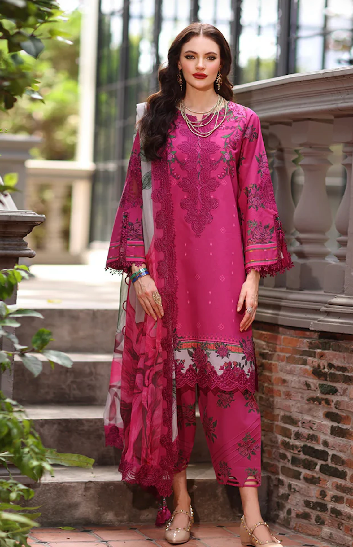 Charizma - Summer 3PC Lawn Digital Printed Dress - VL1446