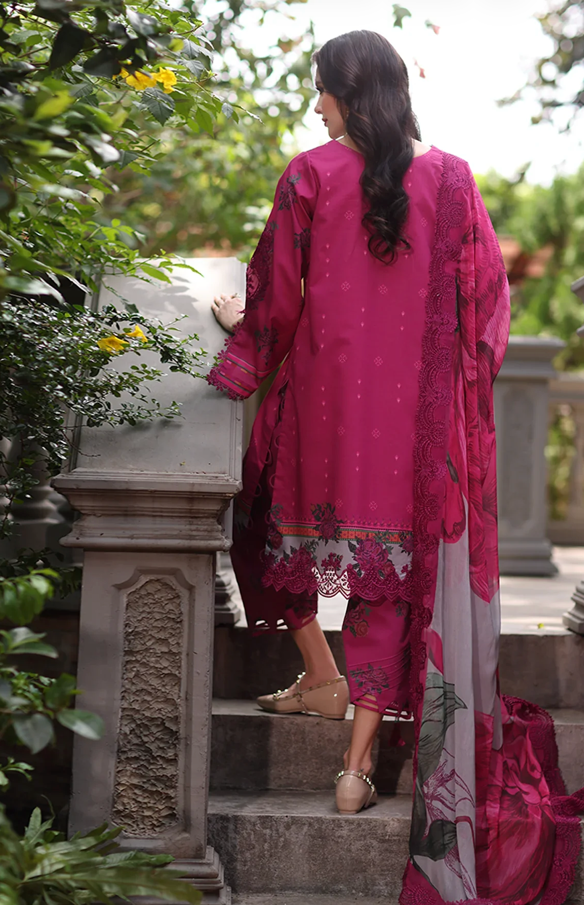 Charizma - Summer 3PC Lawn Digital Printed Dress - VL1446