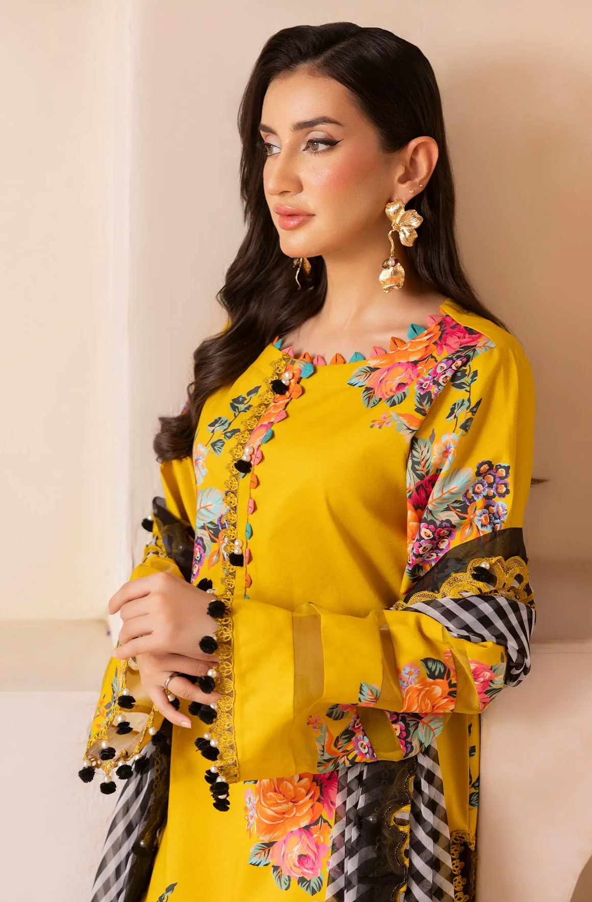 Charizma - Summer 3PC Lawn Digital Print Dress - VL1447