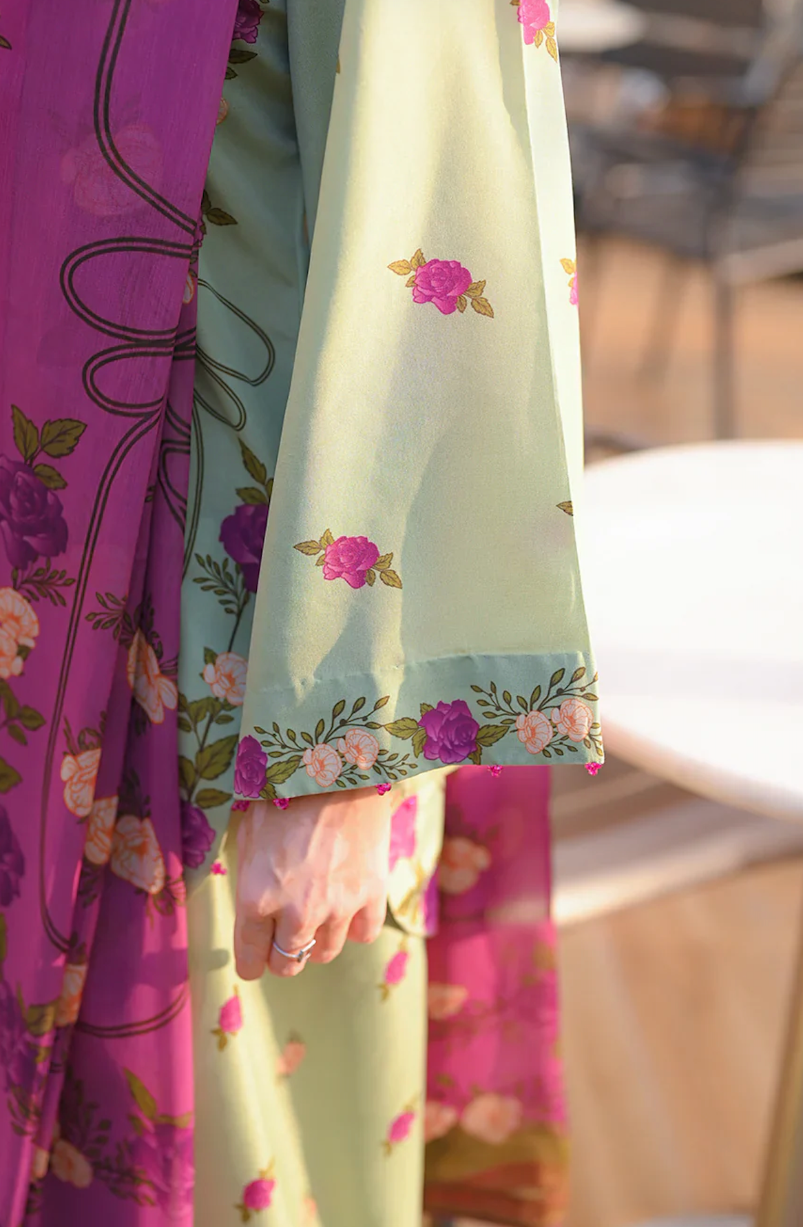 Aneela - Summer 3PC Lawn Digital Printed Dress - VL1452
