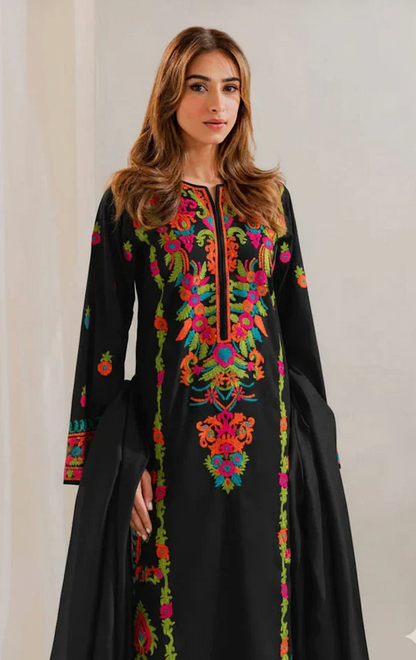 Aneela - Summer 3PC Lawn Embroidered Suit - VL1455