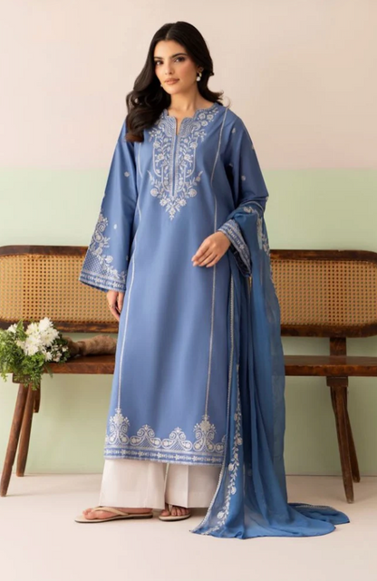 Cross Stitch - Summer-3PC Lawn Embroidered Suit - VL1459
