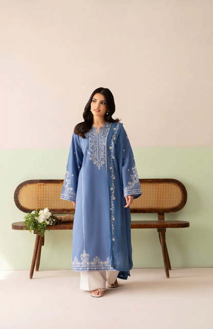 Cross Stitch - Summer-3PC Lawn Embroidered Suit - VL1459