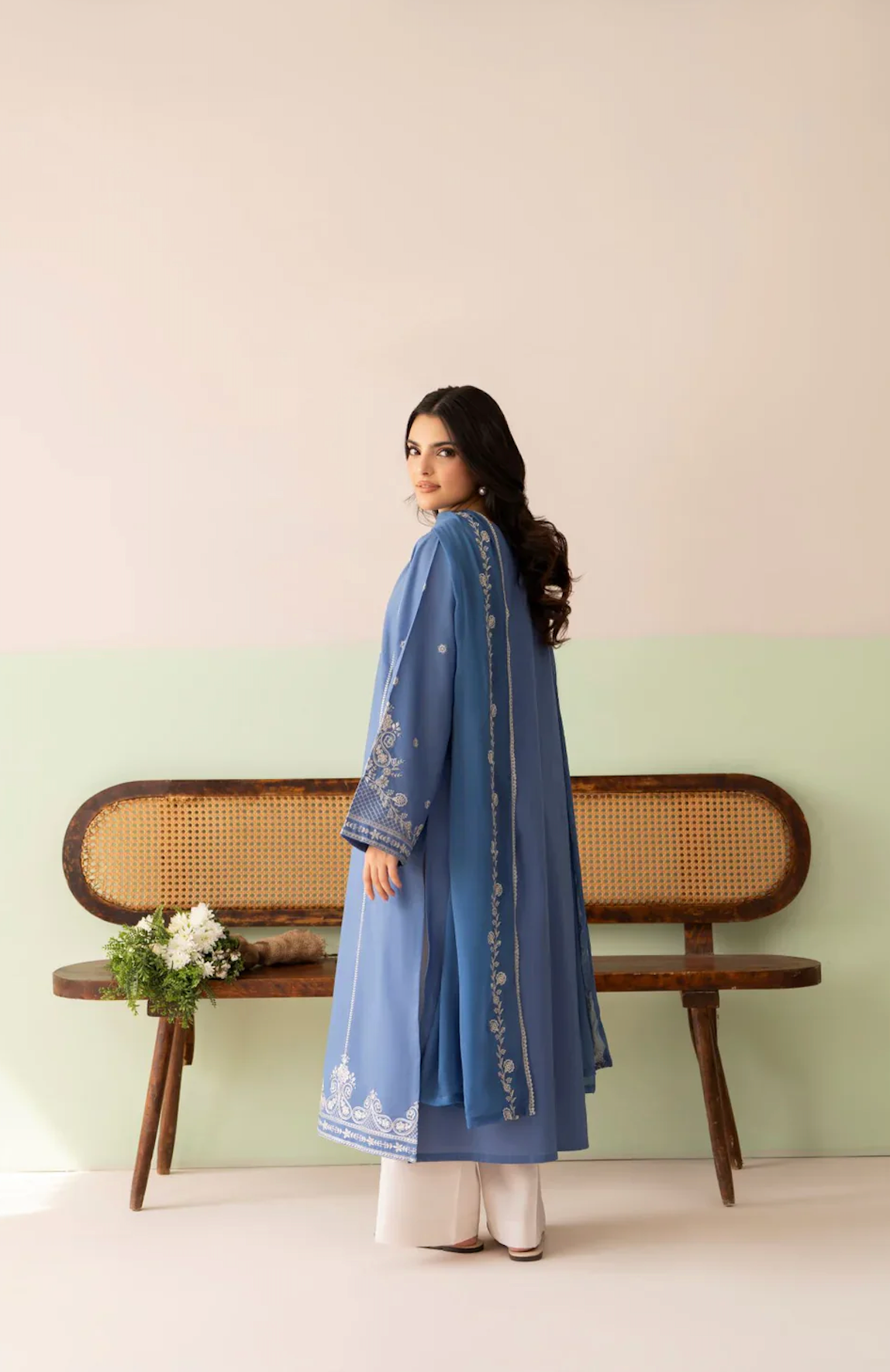 Cross Stitch - Summer-3PC Lawn Embroidered Suit - VL1459