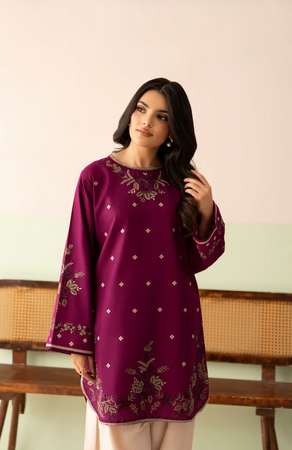 Baroque - Summer-3PC Lawn Embroidered Suit - VL1460