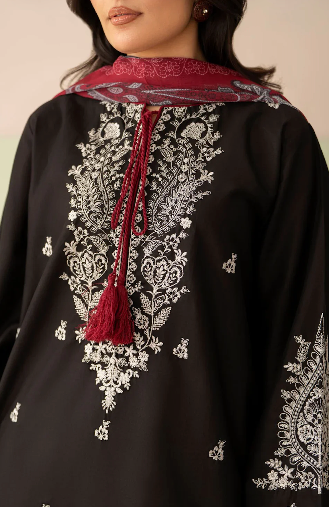 Baroque - Summer-3PC Lawn Embroidered Suit - VL1461