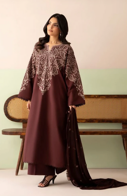 Jazmin - Summer-3PC Lawn Embroidered Suit - VL1462