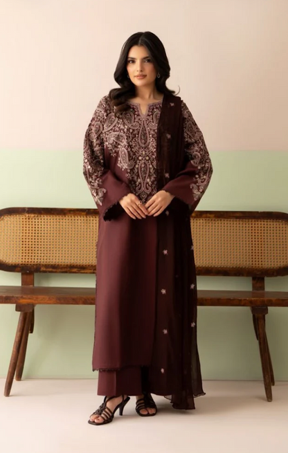 Jazmin - Summer-3PC Lawn Embroidered Suit - VL1462