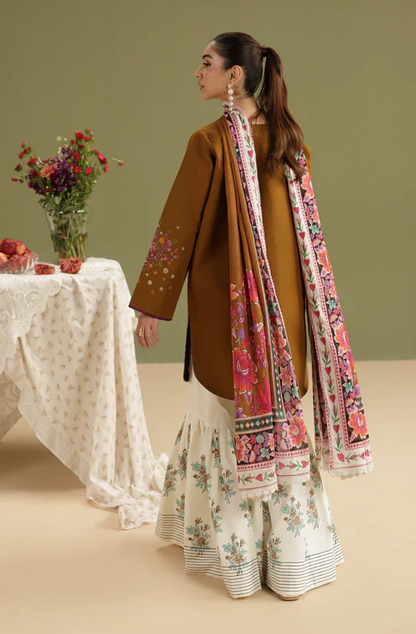 RajBari - Summer-3PC Lawn Embroidered Suit - VL1464