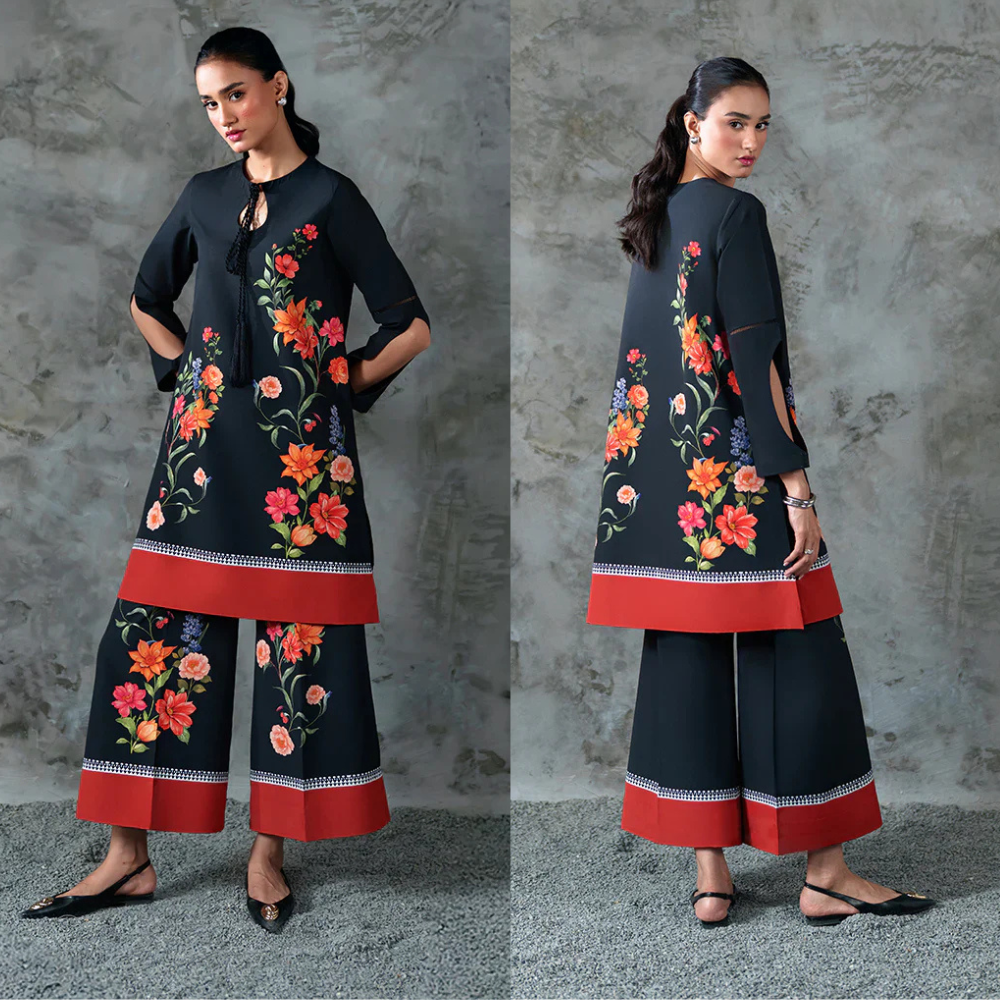 Veezal - Summer 2PC Lawn Digital Printed Dress - VL1382