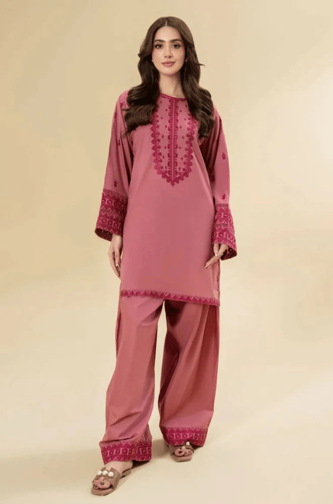 Lazuli - Winter 2PC Dhanak Embroidered Suit - VL1160