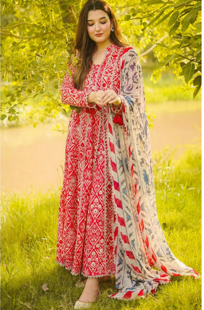 Veezal - Summer 3PC Lawn Digital Printed Dress - Vl1362