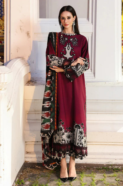 Charizma - Winter 3PC Karandi Digital Print Dress - VL1168