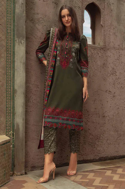Charizma - Winter 3PC Karandi Digital Print Dress - VL1179