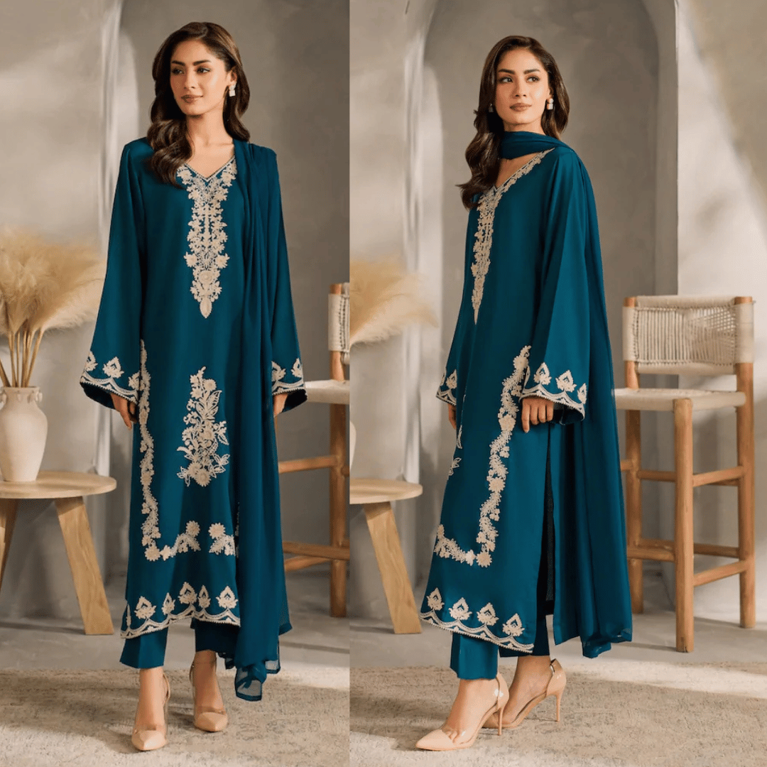 iznik - 3PC Lawn Embroidered Suit - VL1292