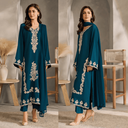 iznik - 3PC Lawn Embroidered Suit - VL1292