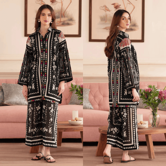Veezal - Summer 2PC Lawn Digital Printed Dress - VL1347