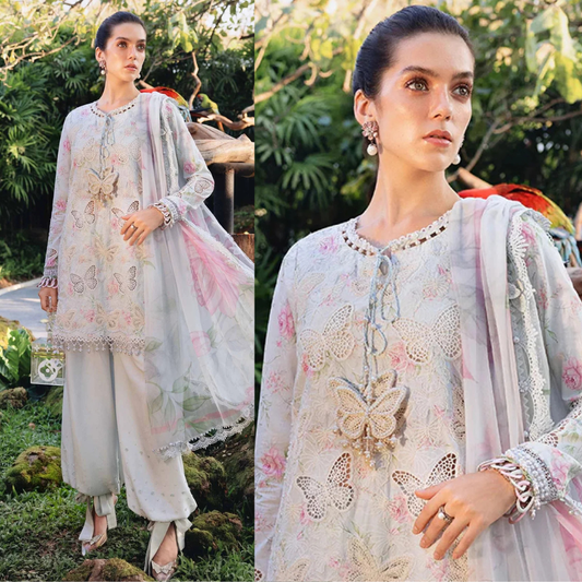 Veezal - Summer 3PC Lawn Digital Printed Dress - Vl1367