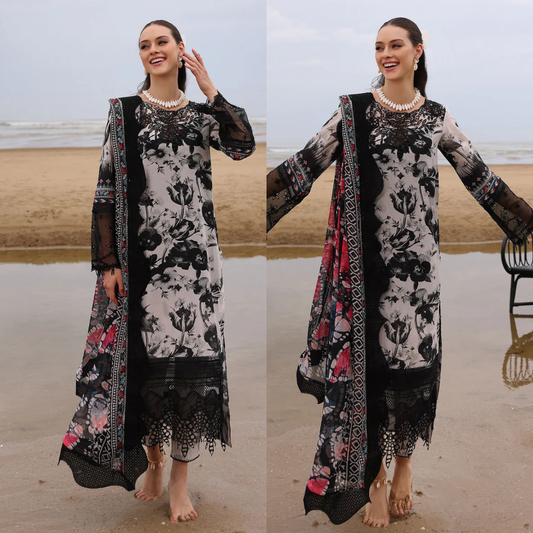 Veezal - Summer 3PC Lawn Digital Printed Dress - Vl1377