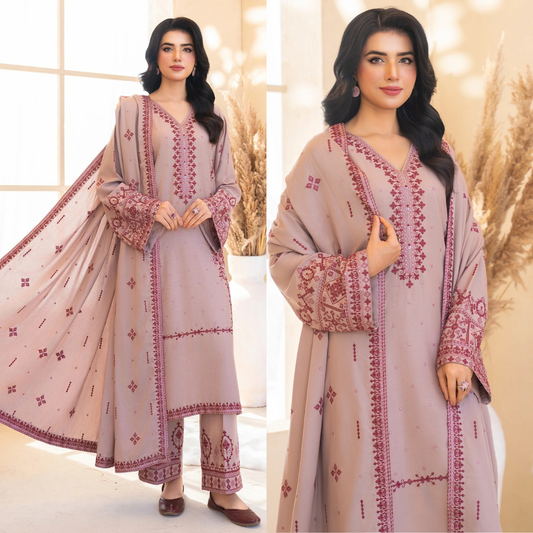 Veezal - Lawn 3PC Embroidered Suit - VL1398