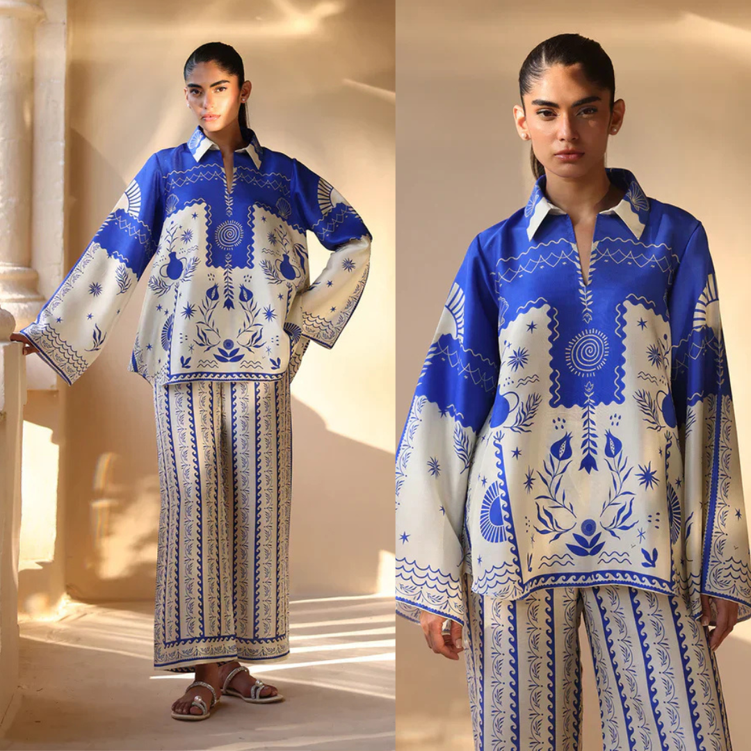 Sapphire - Summer 2PC Lawn Digital Printed Dress - VL1423