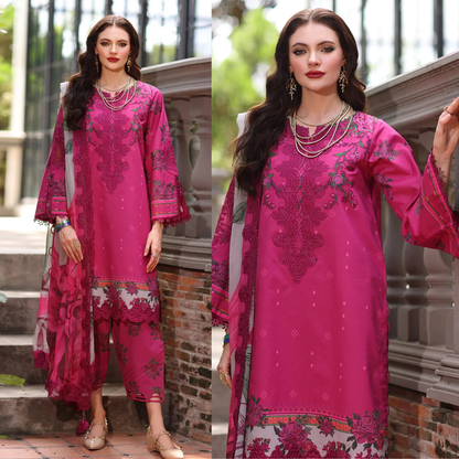 Charizma - Summer 3PC Lawn Digital Printed Dress - VL1446