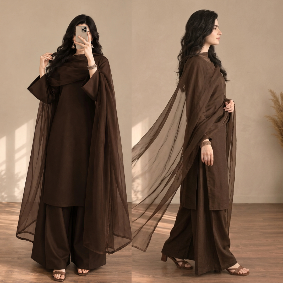 Veezal - Summer-3PC Lawn Suit - VL1494