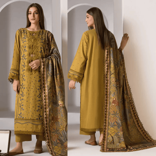 Jazmin - 3PC Lawn Embroidered Suit - VL938