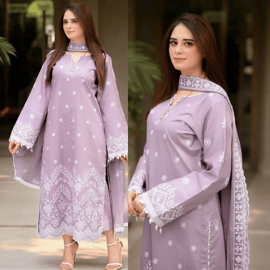Sobia Nazir - Lawn Embroidered Suit - VL1050