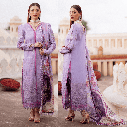 Zarposh - Lawn 3PC Embroidered Suit - VL1051