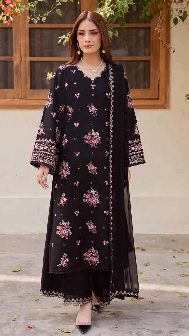 Zara Shahjahan - Lawn 3PC Embroidered Suit - VL1281
