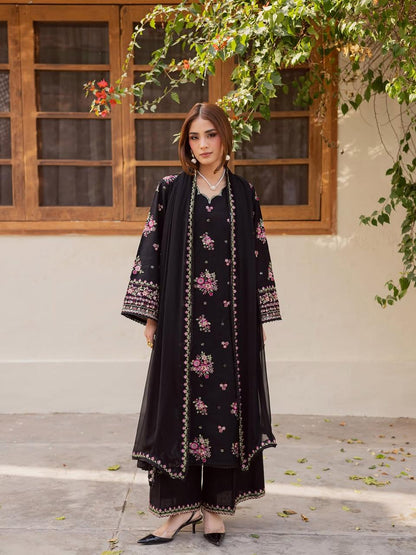 Zara Shahjahan - Lawn 3PC Embroidered Suit - VL1281
