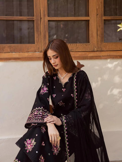Zara Shahjahan - Lawn 3PC Embroidered Suit - VL1281