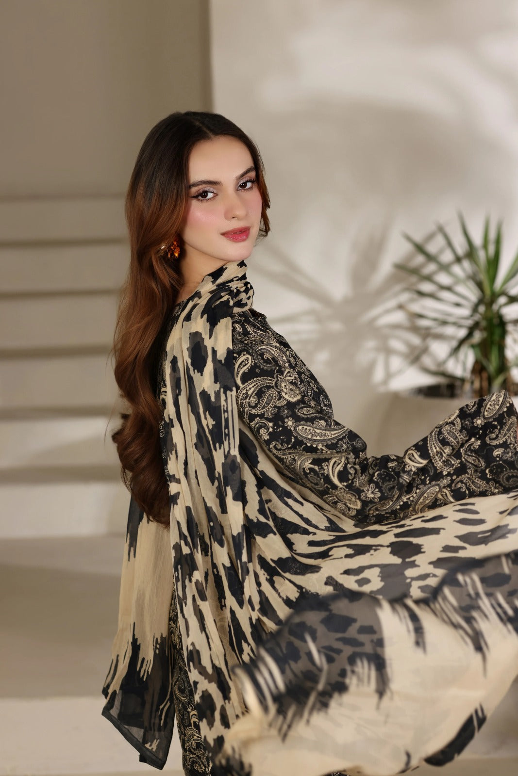 GulAhmed - Summer 3PC Lawn Digital Printed Dress - VL1413