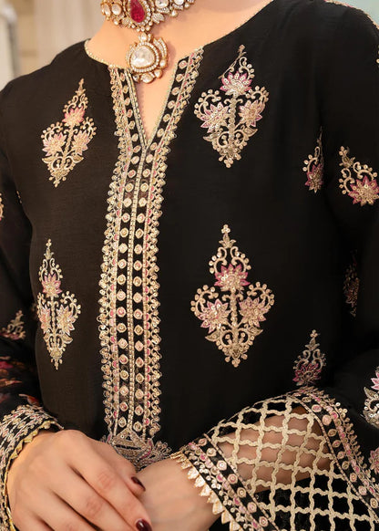 Veezal - Unstitched Luxury Lawn Heavy Embroidered 3PC Suit - VL1327
