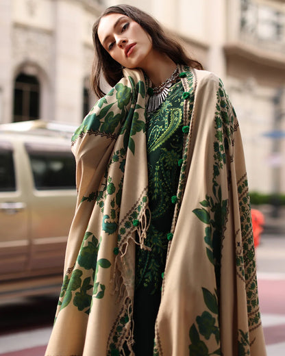 Charizma - Winter 3PC Dhanak Embroidered Suit - VL 1641