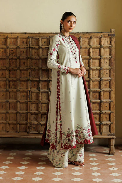 Iznik - Winter 3PC Dhanak Embroidered Suit - VL 1649
