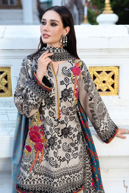 Charizma - Winter 3PC Karandi Digital Print Dress - VL1214