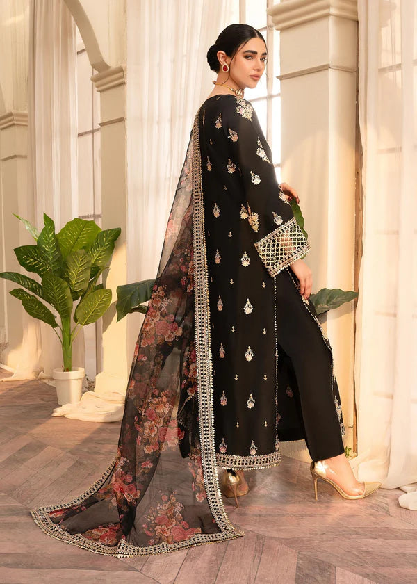 Veezal - Unstitched Luxury Lawn Heavy Embroidered 3PC Suit - VL1327